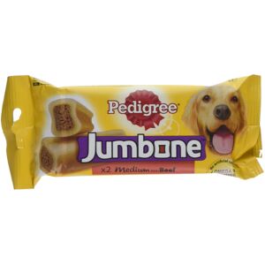 Pedigree Jumbone Medium Dog Treat with Beef, Pack of 12 (Total 24 Treats) Pedigree Jumbone Medium Dog Treat with Beef, Pack of 12 (Total 24 Treats)