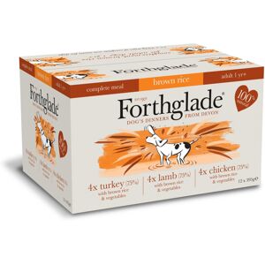 Forthglade 100% Natural Dog Food Complete Wet Dog Food with Brown Rice Variety P Forthglade 100% Natural Dog Food Complete Wet Dog Food with Brown Rice Variety P