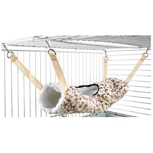 Little-Friends Little Friends Tunnel Tube Rat Ferret Toy, Cheetah Print Little-Friends Little Friends Tunnel Tube Rat Ferret Toy, Cheetah Print