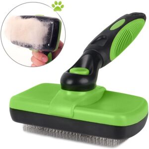 Petsking Pet Grooming Brush-Self Cleaning Slicker Brushes for Dogs and Cats Long & Thick Petsking Pet Grooming Brush-Self Cleaning Slicker Brushes for Dogs and Cats Long & Thick