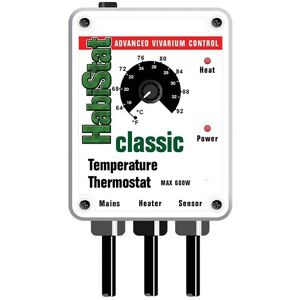 Unbranded (White) HabiStat Temperature Thermostat 600W Unbranded (White) HabiStat Temperature Thermostat 600W