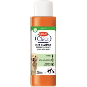 (250ml) Bob Martin Clear Flea Repellent Shampoo For Dogs & Puppies (250ml) Bob Martin Clear Flea Repellent Shampoo For Dogs & Puppies