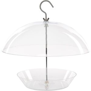 Natures Market BFDOME Large Clear Adjustable Dome Mealworm Seed Garden Wild Bird Natures Market BFDOME Large Clear Adjustable Dome Mealworm Seed Garden Wild Bird