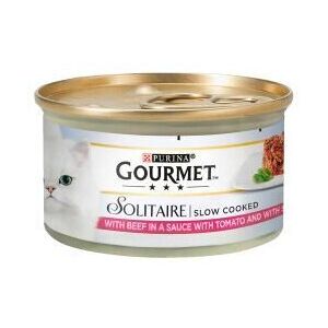 Nestle Gourmet Solitaire Cat Food - Beef & Tomato - 12 x 85g Cans Nestle Gourmet Solitaire Cat Food - Beef & Tomato - 12 x 85g Cans