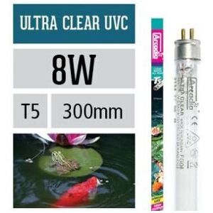 Arcadia Ultra Clear UV Lamp Regular 8w 300mm - 543062 Arcadia Ultra Clear UV Lamp Regular 8w 300mm - 543062