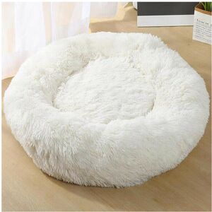 Unbranded (White, 40cm) Plush Donut Pet Bed For Dogs & Cats Dog Basket Unbranded (White, 40cm) Plush Donut Pet Bed For Dogs & Cats Dog Basket