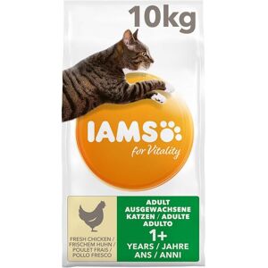 IAMS for Vitality Adult Fresh Chicken Dry Cat Food 10kg IAMS for Vitality Adult Fresh Chicken Dry Cat Food 10kg