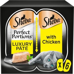 Sheba Perfect Portions Adult Cat Food Chicken in Loaf - 48 x 37.5g Sheba Perfect Portions Adult Cat Food Chicken in Loaf - 48 x 37.5g