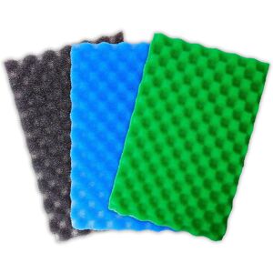 (42" x 21") Aquacadabra Pond Filter Foam Set x3 Fine, Medium, Coarse (42" x 21") Aquacadabra Pond Filter Foam Set x3 Fine, Medium, Coarse