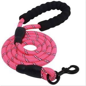 Unbranded (Pink) Outdoors Pets Dogs Leash Braided Rope Pet Leads Strong Dog Walking Unbranded (Pink) Outdoors Pets Dogs Leash Braided Rope Pet Leads Strong Dog Walking