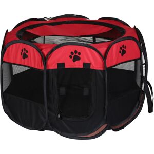 Unbranded (Red) Pet Cage Kennel Soft Fabric Dog Playpen Cage Unbranded (Red) Pet Cage Kennel Soft Fabric Dog Playpen Cage