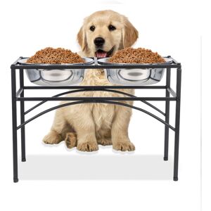 Unbranded Double Elevated Stand Bowl Dog Pet Puppy Feeder Bowl Food Water Stand Unbranded Double Elevated Stand Bowl Dog Pet Puppy Feeder Bowl Food Water Stand