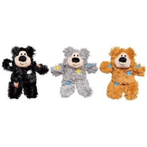 Kong Softies Patchwork Bear Cat Toy (Assorted Designs) Kong Softies Patchwork Bear Cat Toy (Assorted Designs)