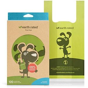 Earth Rated Dog Poo Bags, 120 Extra Thick and Strong Biodegradable Dog Bags for Earth Rated Dog Poo Bags, 120 Extra Thick and Strong Biodegradable Dog Bags for