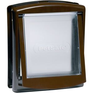 (SMALL BROWN 730EF) Cat/ Dog Flap For Small Pets (Lockable) By Petsafe (SMALL BROWN 730EF) Cat/ Dog Flap For Small Pets (Lockable) By Petsafe