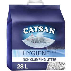 28L Catsan Hygiene Plus Non Clumping Cat Litter 28 Litres Odour Control (2x 14L) 28L Catsan Hygiene Plus Non Clumping Cat Litter 28 Litres Odour Control (2x 14L)