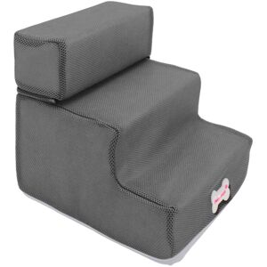 Unbranded (Gray ) Easy 3 Step Dog Stairs For High Bed Pet Cat Ramp Ladder Removable Top Unbranded (Gray ) Easy 3 Step Dog Stairs For High Bed Pet Cat Ramp Ladder Removable Top