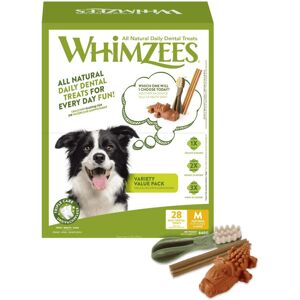 Whimzees Variety Box Dog Dental Treats (Pack of 28) Whimzees Variety Box Dog Dental Treats (Pack of 28)
