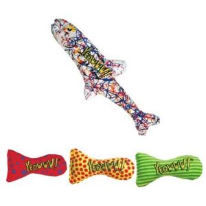 Yeowww Very Strong Organic Catnip Cat Toys (1x Pollock 3x Stinkies) Yeowww Very Strong Organic Catnip Cat Toys (1x Pollock 3x Stinkies)
