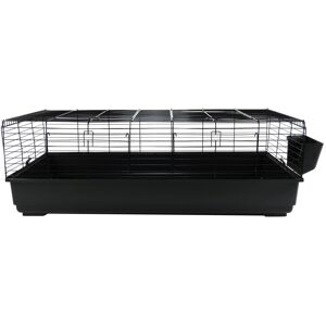 Little-Friends Indoor Rabbit Cage 140cm Black Single Tier - Small Pet Guinea Pig Little-Friends Indoor Rabbit Cage 140cm Black Single Tier - Small Pet Guinea Pig