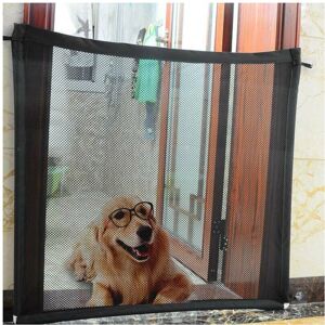Unbranded Retractable Magic Mesh Pet Dog Cat Gate Safe Net Guard Fence Enclosure 110x72c Unbranded Retractable Magic Mesh Pet Dog Cat Gate Safe Net Guard Fence Enclosure 110x72c
