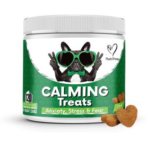 NutriPaw Calming Dog Treats - Stress, Anxiety, Fear - 120 Chews NutriPaw Calming Dog Treats - Stress, Anxiety, Fear - 120 Chews