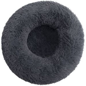 Unbranded (Dark Gray, Dia.40cm/15.7in) Pet Bed For Dog Cat Washable Fluffy Cushion Donut Unbranded (Dark Gray, Dia.40cm/15.7in) Pet Bed For Dog Cat Washable Fluffy Cushion Donut