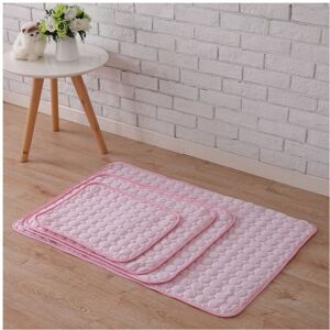 Unbranded (Pink, M(62*50cm)) Cooling Pet Mat Unbranded (Pink, M(62*50cm)) Cooling Pet Mat