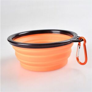 Unbranded (Orange) Dog Pet Portable Water Feeding Collapsible Bowl Unbranded (Orange) Dog Pet Portable Water Feeding Collapsible Bowl