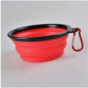 Unbranded (Red) Dog Pet Portable Water Feeding Collapsible Bowl Unbranded (Red) Dog Pet Portable Water Feeding Collapsible Bowl