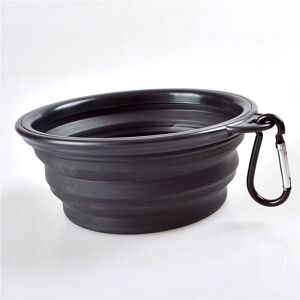 Unbranded (Black) Dog Pet Portable Water Feeding Collapsible Bowl Unbranded (Black) Dog Pet Portable Water Feeding Collapsible Bowl