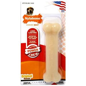 Nylabone Dura Chew Wolf Original Flavored Bone Dog Chew Toy Nylabone Dura Chew Wolf Original Flavored Bone Dog Chew Toy