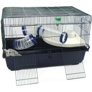 Little-Friends Rat Syrian Hamster Cage 80cm With Accessories Tubes - Mamble Little-Friends Rat Syrian Hamster Cage 80cm With Accessories Tubes - Mamble
