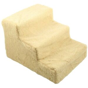 Unbranded Beige 3 Steps Washable Folding Pet Dog Ramp Unbranded Beige 3 Steps Washable Folding Pet Dog Ramp