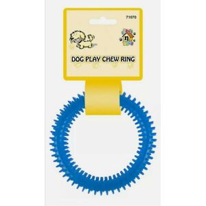 EAZYONLINESHOP 6-Inch Non-Toxic Dog Chew Ring: Random Color Rubber Dental Toy for Training, Fet EAZYONLINESHOP 6-Inch Non-Toxic Dog Chew Ring: Random Color Rubber Dental Toy for Training, Fet