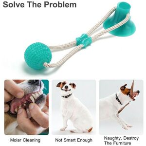 Unbranded (Green) Pet Molar Bite Toy Dog Tug Rope Ball Chew Toys Pet Tooth Cleaning Suctio Unbranded (Green) Pet Molar Bite Toy Dog Tug Rope Ball Chew Toys Pet Tooth Cleaning Suctio