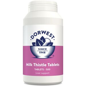 Dorwest Herbs Dorwest Milk Thistle 500 Tablets for Dogs & Cats – Whole Fruit Extract, 80% Sily Dorwest Herbs Dorwest Milk Thistle 500 Tablets for Dogs & Cats – Whole Fruit Extract, 80% Sily