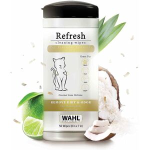 Wahl Refresh Grooming Pet Wipes, Pet Cleaning Wipes, Paraben Free Wipes, Alcohol Wahl Refresh Grooming Pet Wipes, Pet Cleaning Wipes, Paraben Free Wipes, Alcohol