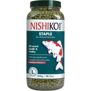 Nishikoi Staple Complete Food for Koi and Pond Fish - Large Pellets - 1250g Nishikoi Staple Complete Food for Koi and Pond Fish - Large Pellets - 1250g