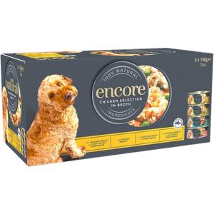 Encore 100% Natural Wet Dog Food, Chicken Selection Multipack, 5x156g Tin Encore 100% Natural Wet Dog Food, Chicken Selection Multipack, 5x156g Tin