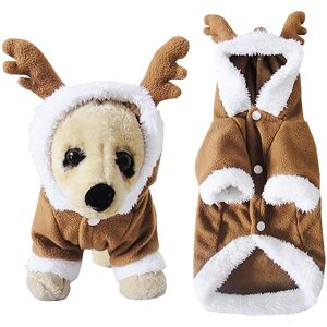 Filhome Puppy Dog Christmas Reindeer Costume, Pet Cat elk Costume Hoodie Christm Filhome Puppy Dog Christmas Reindeer Costume, Pet Cat elk Costume Hoodie Christm