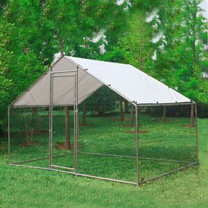 (3X2x2M) FoxHunter Chicken Run Cage Walk In Coop Poultry Hen Rabbit Kennel Hutch (3X2x2M) FoxHunter Chicken Run Cage Walk In Coop Poultry Hen Rabbit Kennel Hutch