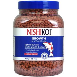 Nishikoi Growth Complete Food for Koi and Pond Fish - Medium Pellets - 750g Nishikoi Growth Complete Food for Koi and Pond Fish - Medium Pellets - 750g