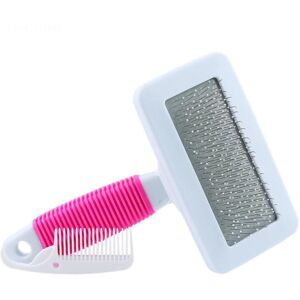 GreenZech (Pink, S) Pet Puppy Dog Cat Hair Shedding Grooming Trimmer Fur Comb Brush GreenZech (Pink, S) Pet Puppy Dog Cat Hair Shedding Grooming Trimmer Fur Comb Brush