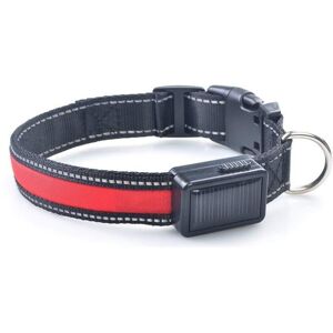 GreenZech () Dog Pet Collar Solar Power USB Charging Electronic LED Flashing Light GreenZech () Dog Pet Collar Solar Power USB Charging Electronic LED Flashing Light