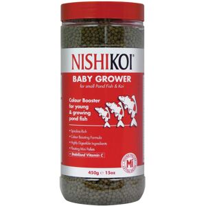 Nishikoi Baby Grower Colour Booster Food for Koi/Pond Fish - Micro Pellets - 450 Nishikoi Baby Grower Colour Booster Food for Koi/Pond Fish - Micro Pellets - 450