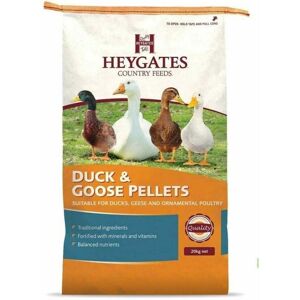 Heygates Duck & Goose Grower / Finisher Pellets 20kg Heygates Duck & Goose Grower / Finisher Pellets 20kg