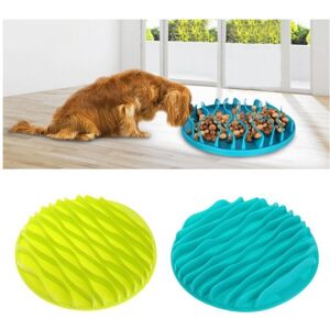 GreenZech (Blue, M) Pet Bowl Slow Eating Feeder Anti Gulp Healthy Anti Slip Dish Feeder No GreenZech (Blue, M) Pet Bowl Slow Eating Feeder Anti Gulp Healthy Anti Slip Dish Feeder No