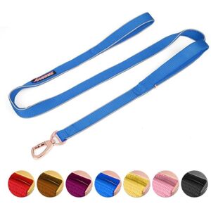 GreenZech () Double Handle Dog Leash Dual Handle Heavy Duty Soft Padded Reflective Nylon D GreenZech () Double Handle Dog Leash Dual Handle Heavy Duty Soft Padded Reflective Nylon D