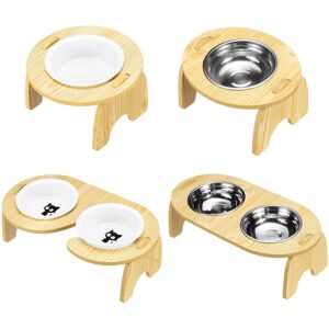 GreenZech (Stainless steel, Double Bowl) Double Elevated Pet Bowl Dog Cat Feeder Food 2 Ki GreenZech (Stainless steel, Double Bowl) Double Elevated Pet Bowl Dog Cat Feeder Food 2 Ki